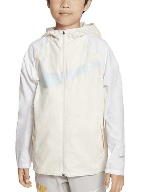 Nike耐克大童装 经典舒适百搭运动休闲连帽夹克外套FQ0707-110