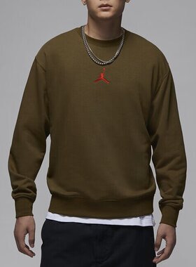 Nike/耐克JORDAN男子运动保暖印花针织套头衫圆领卫衣HV1750-366