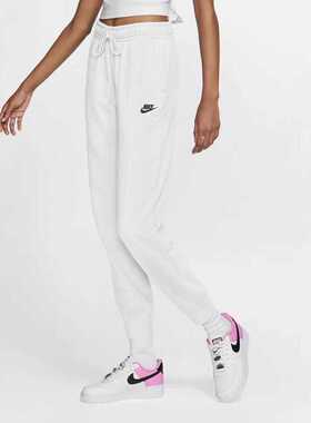 耐克秋季 女子运动休闲针织收口健身跑步长裤BV4096-100