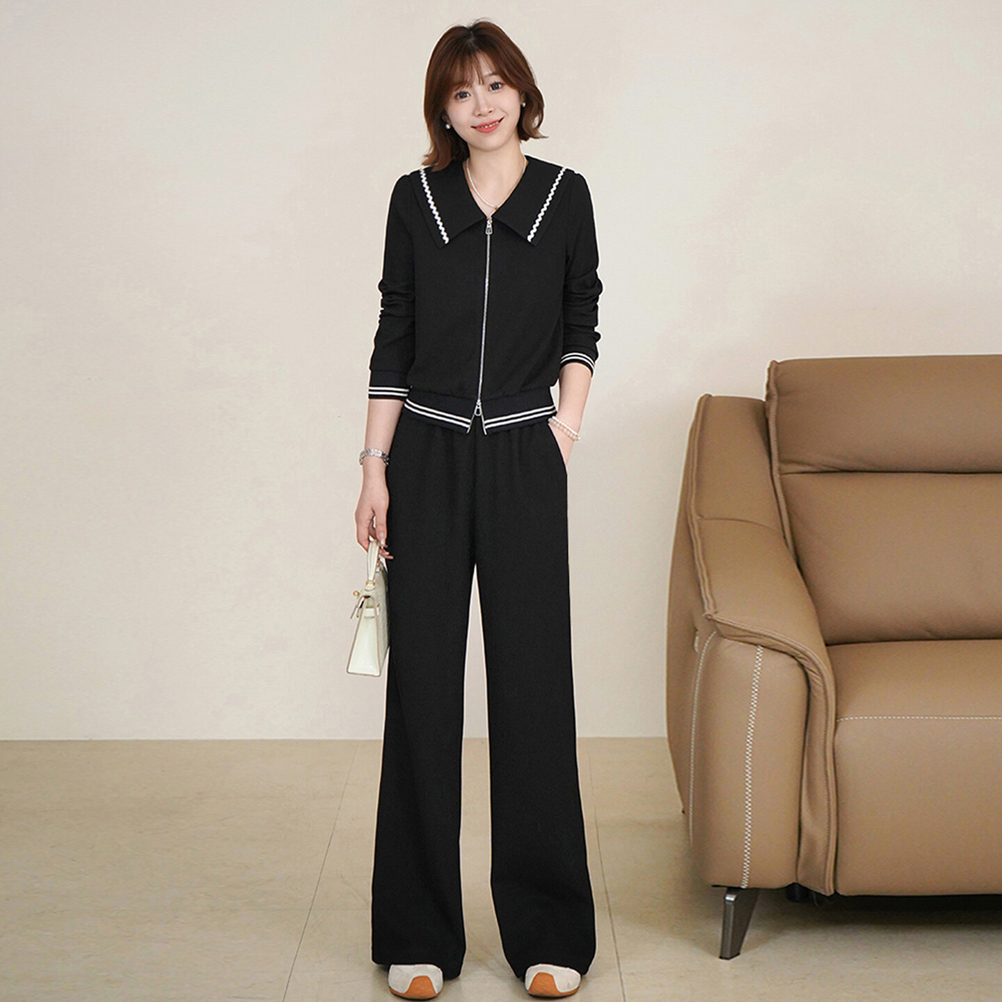 女装/女士精品套装/学生校服/工作制服时尚套装两件套2025年秋季