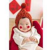 小红书爆款 道具半岁周岁拍照影楼儿童摄影 过年主题宝宝百天照服装