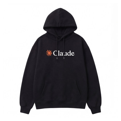 Claude人工智能极客秋冬加厚外套