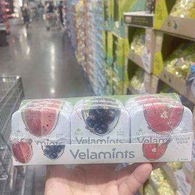 开市客代购White Spearmint留兰香味口香糖清新口气无糖薄荷糖40g