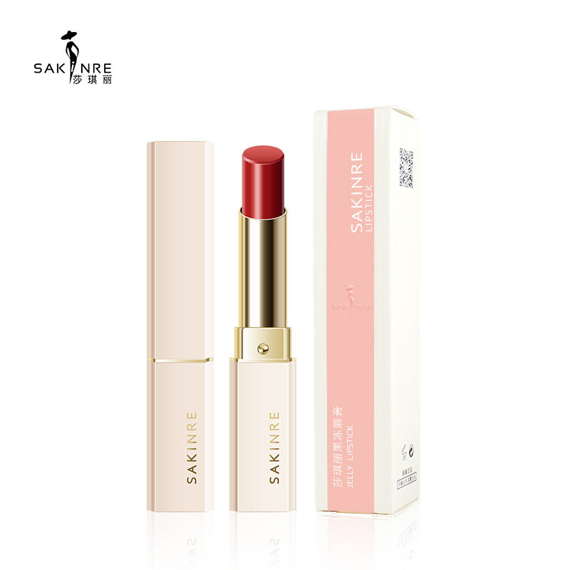 莎琪丽果冻温变唇膏1061滋润不易掉色口红