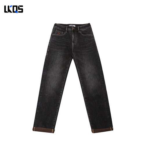 骆克骑士潮牌25秋季牛仔裤男舒适简约牛仔裤男裤子合身长裤休闲裤