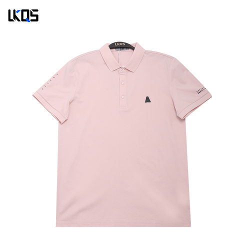 骆克骑士潮牌25秋经典翻领短T恤简约舒适内搭合身休闲图案短上衣