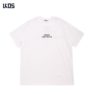 骆克骑士潮牌26春经典 圆领短T恤简约舒适内搭微阔休闲图案短上衣