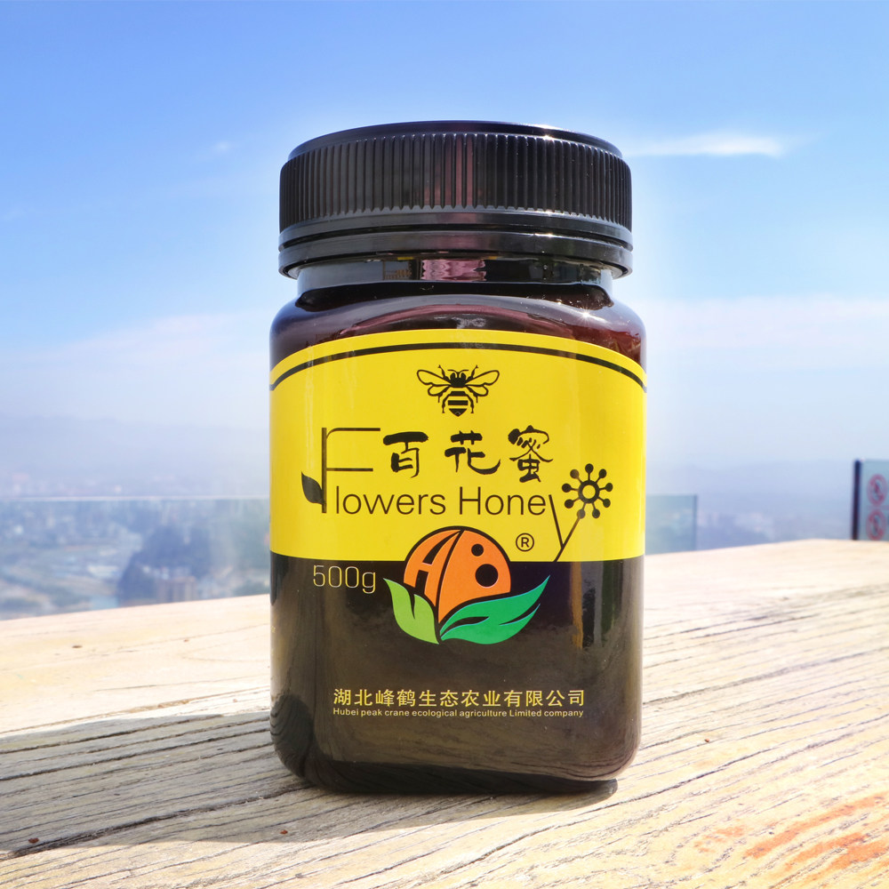 湖北恩施特产纯正天然野生土蜂蜜农家自产深山圆桶成熟百花蜜