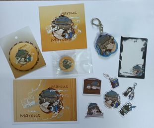 重返未来1999马库斯吧唧贴纸透卡挂件明信片套装动漫游戏周边同人