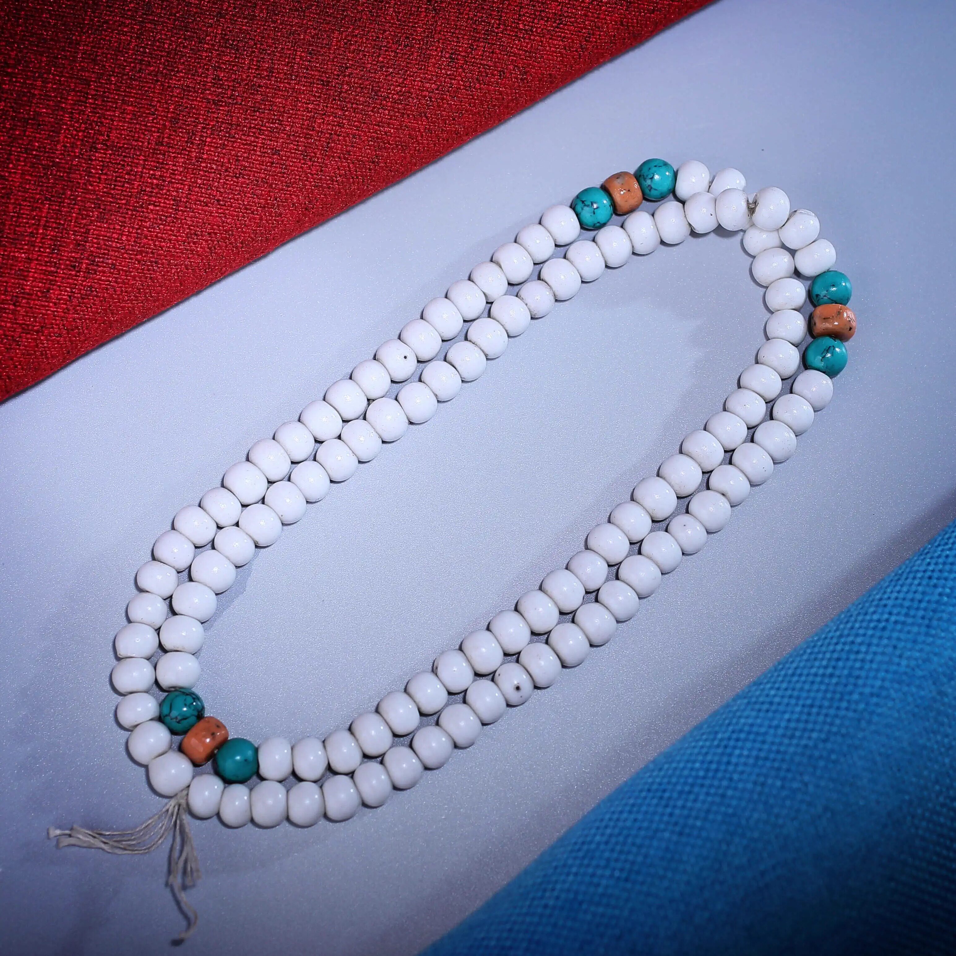 西藏雪域白藏传精品原生态老琉璃念珠老佛珠手串手链项链配饰保真