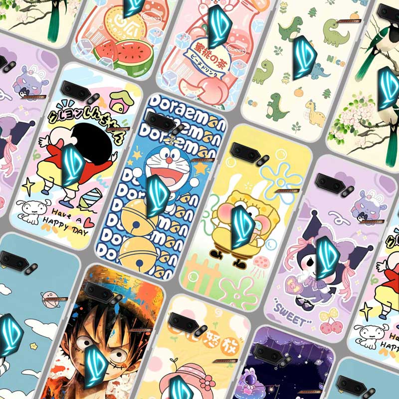 华硕ROG2手机壳软胶 ROG游戏手机2代保护套ZS660kl定制 防摔卡通照片定做