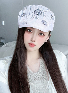 夏季网眼薄纱女款透气鸭舌前进帽