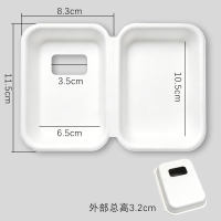 Kraft paper color sugarcane pulp soap box, thickened paper box, degradable packaging box, anti-drop gift thumbnail 7