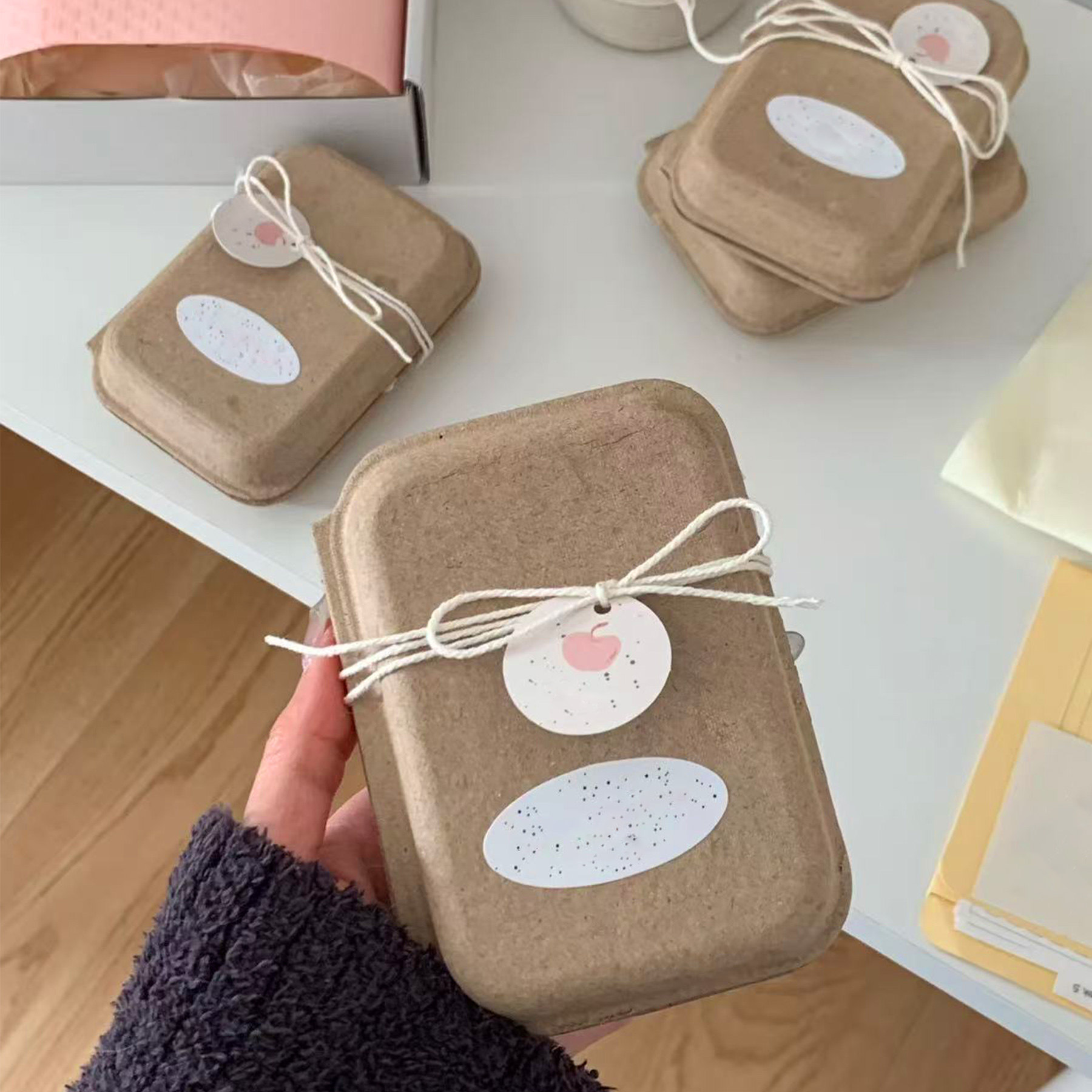 可降解原色logo定制纸塑纸浆盒手工制diy肥皂饰品盒伴手礼包装盒,包装,纸盒,淘宝优惠券,粉丝福利购,淘宝优惠卷