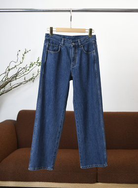 【颖颖家】裤型贼好 日本冈山老木机手工牛仔九分裤 超显瘦 W1307