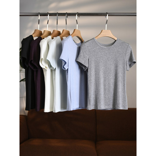 【颖颖家】人手N件去收L~P羊毛巨舒服chao软糯超弹显瘦T恤 W2158