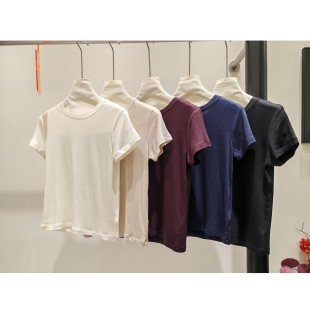 P纯羊毛圆领针织T恤W785 人人收个3 5件