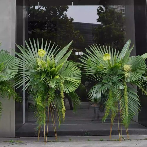 花架一对乔迁开业返璞归真