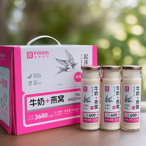 滋养有范牛奶燕窝原味6瓶礼盒装