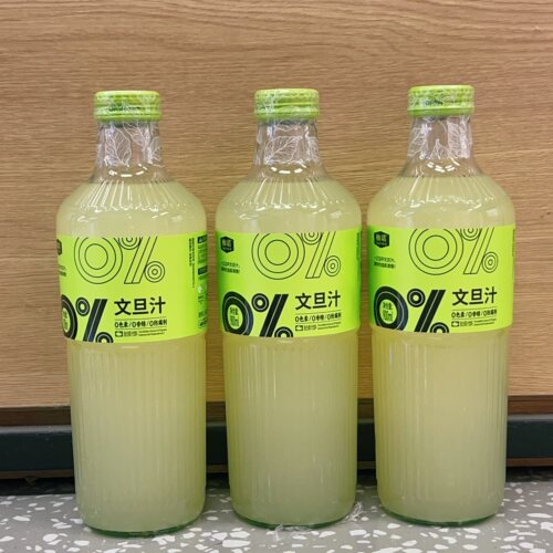 柚诺文旦汁复合果汁饮料玻璃瓶