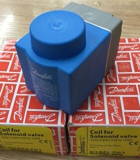 原装丹佛斯Danfoss电磁阀交流线圈220V12W部件号：018F6801