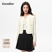 koradior珂莱蒂尔2025秋季 新款 香风短外套简约通勤