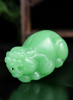 和田玉原石貔貅把玩件十二生肖猴鼠兔狗马牛手把件摆件属相玉吊坠