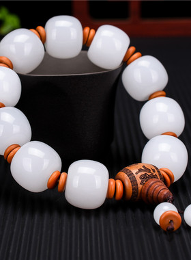 老型珠手链手串羊脂玉手饰