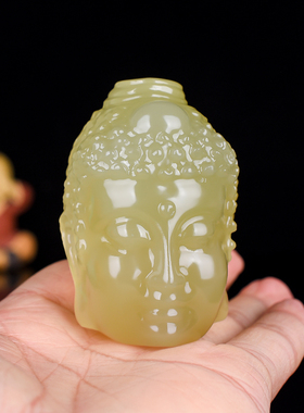 一念之间手把件腰坠青白玉