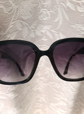 快抢捡漏特价一副黑色男女太阳眼镜墨镜超大框适合宽大脸实拍带标