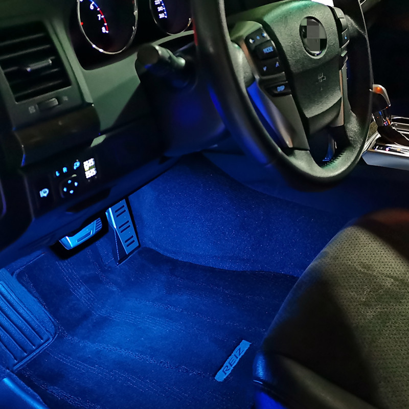 适用锐志1213代皇冠埃尔法车内脚窝灯汽车无损升级改装led氛围灯