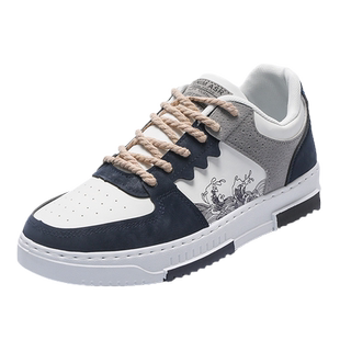 新款男鞋春夏季网红爆款男士休闲运动平板鞋透气学生青少年潮鞋男