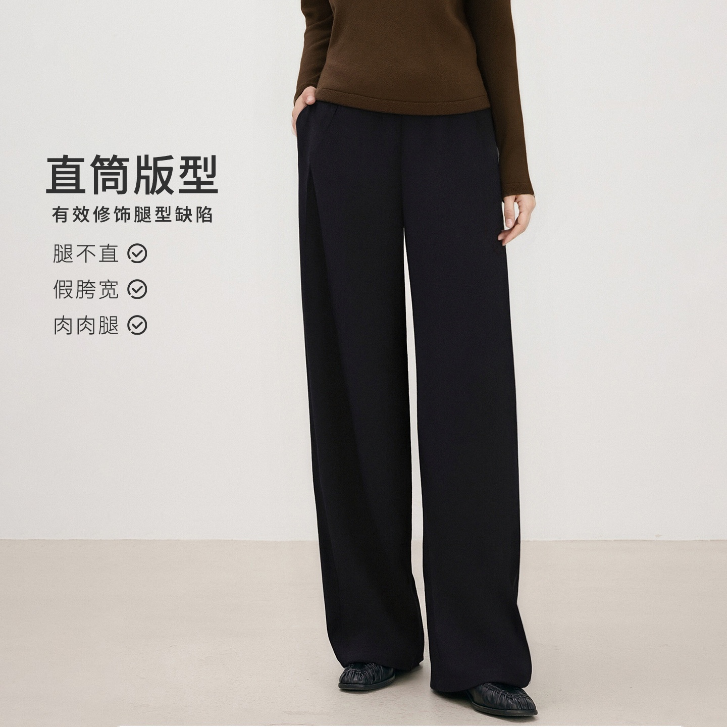 棉茧 茧型香蕉裤女秋冬加厚空气层直筒裤休闲卫裤灰色阔腿裤窄版