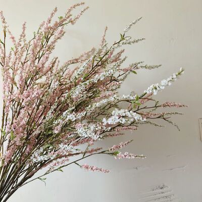 仿真雪柳 小清新仿真飘雪仿真花批发 家居装饰假花摄影道具现