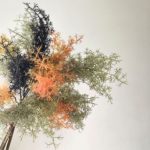 仿真花 新款写花黄栌 烟树 花艺师造景 摄影道具 商业软装 摆件