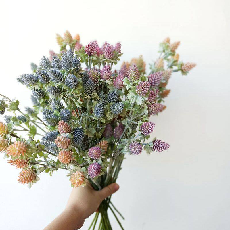 北欧森女头饰仿真果实 金丝桃 小颗粒果实 毛粉波萝果  拍摄道具