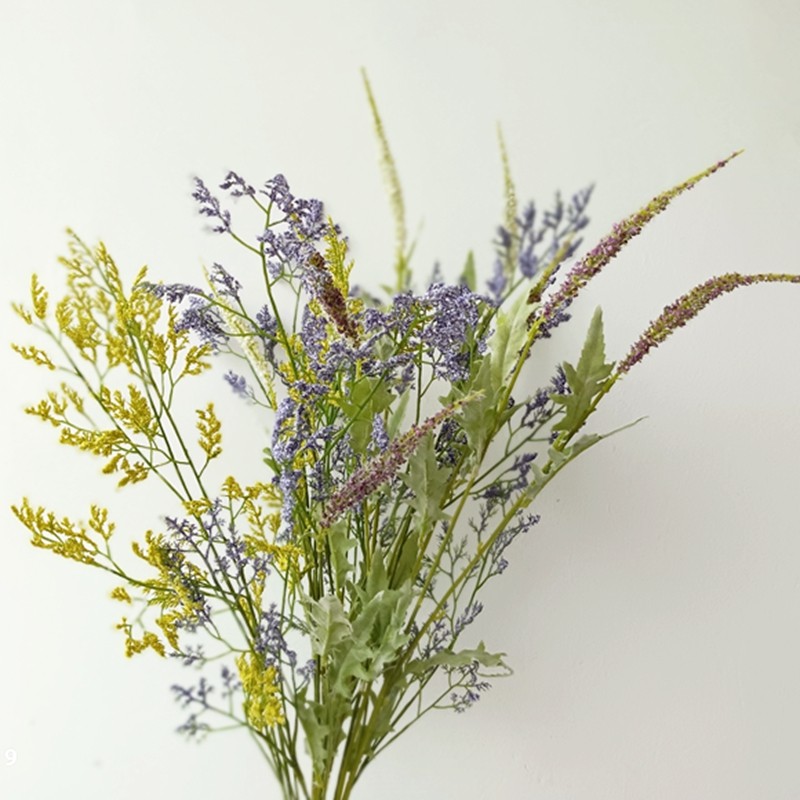 经典 仿真情人草绿鼠尾草绿植花束干花配叶插花手捧配材花艺百搭