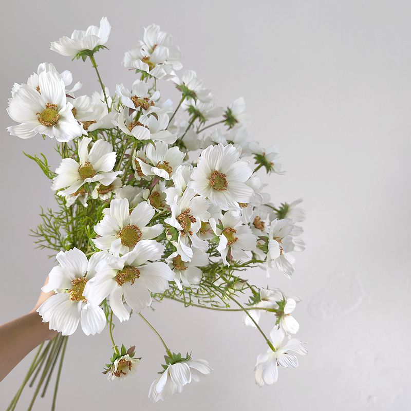 北欧波斯菊仿真花客厅插花摆件小清新假花家居餐桌装饰花经典款