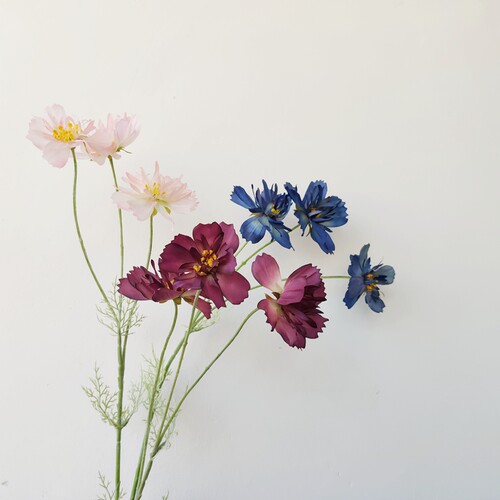 仿真花硫华菊低饱和度花艺师陈设