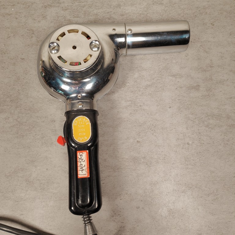 怀旧老物件上海万里牌老式理发烫发电吹风热吹风功能正常民宿民俗