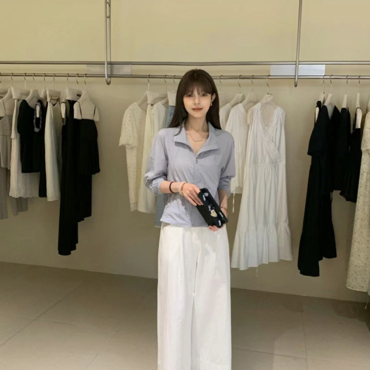overrich2026夏短款立领防晒衣图片