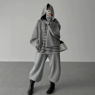 加厚显瘦修饰腿型保暖运动休闲裤