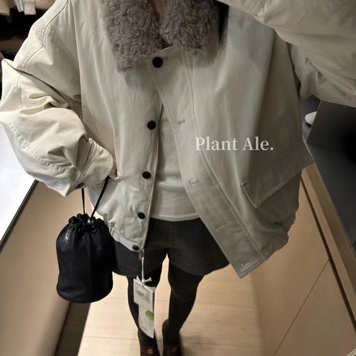 PLANTALE2025冬季鹅绒羽绒服女