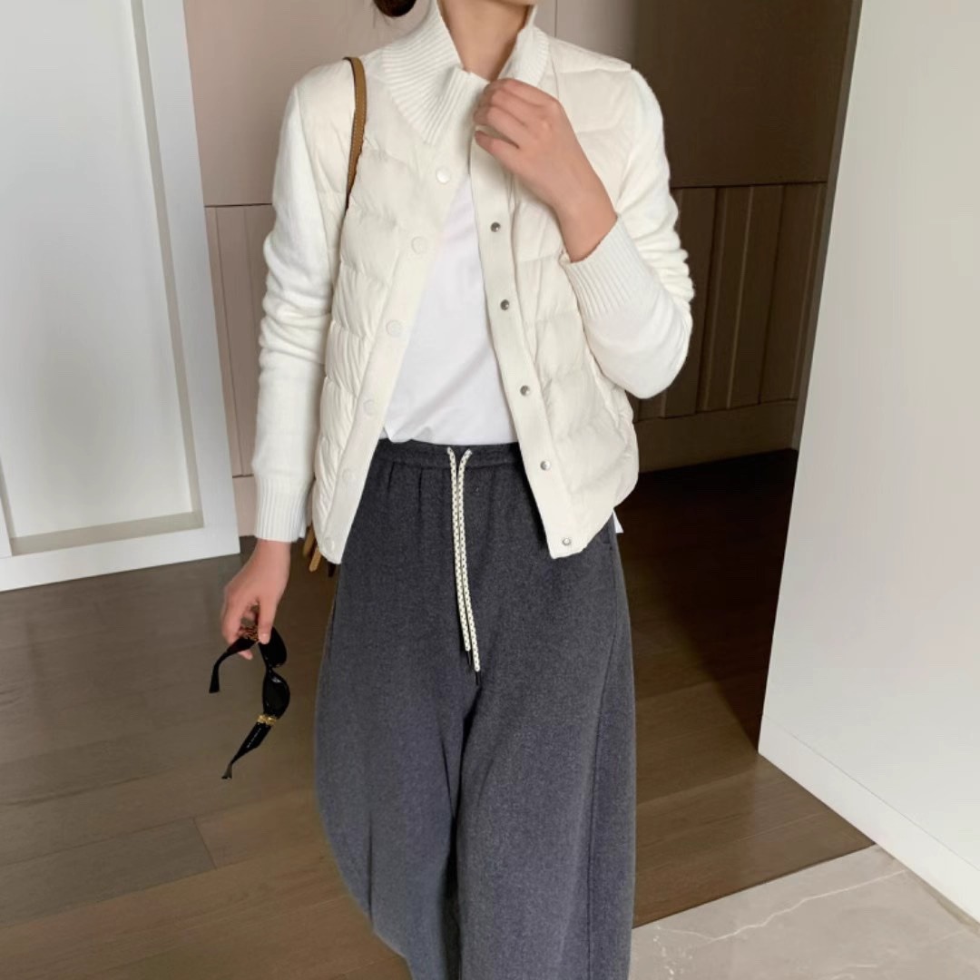 九禾2025冬季时尚小立领羽绒服