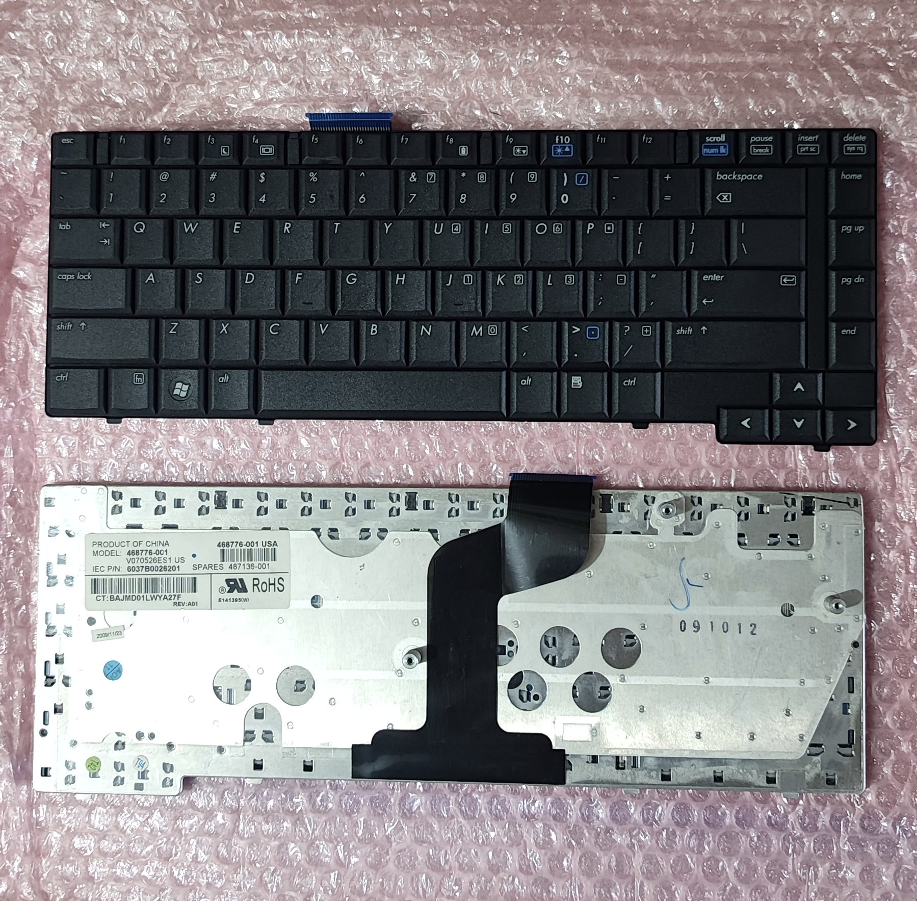 适用 HP 惠普 6531B 6530B 6535B 6730P 6730B 6735B 键盘 US