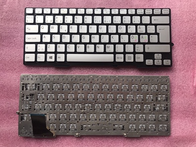 SONY索尼 黑银色 SVS13 SVS1311 SVS131 SVS13118 键盘 欧文