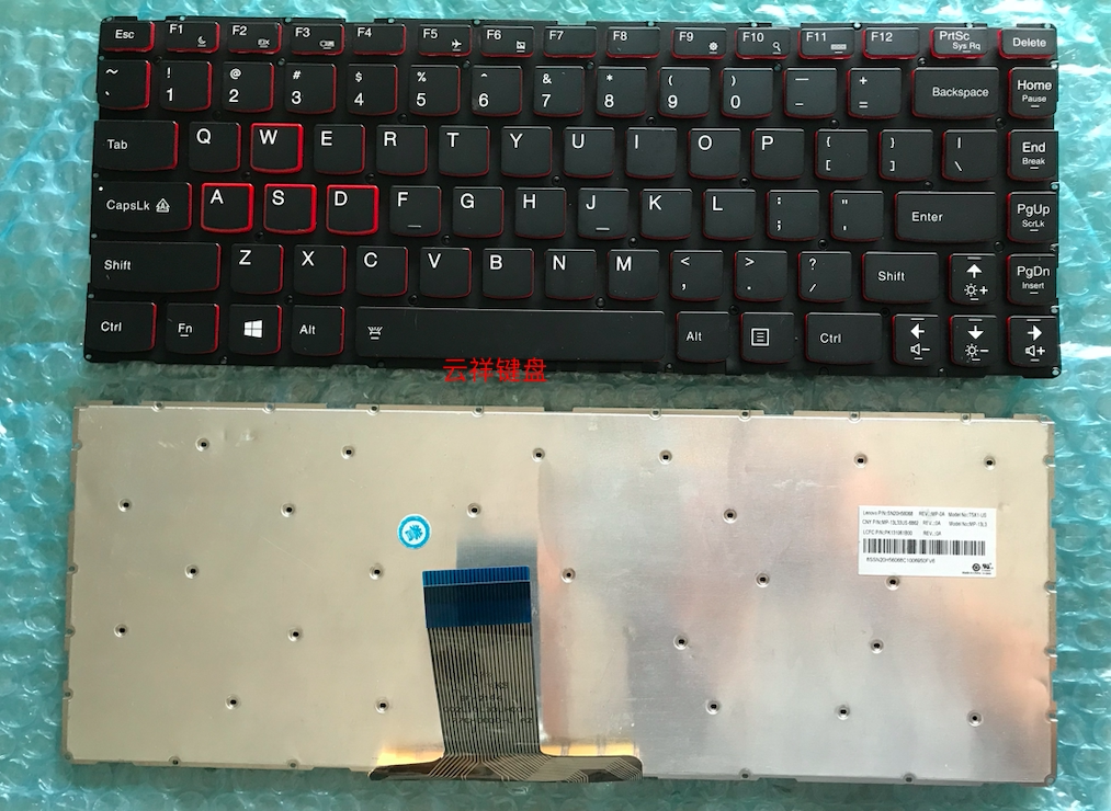 全新联想14isk y40-70 y40-80 y40拯救者-14 y700-14isk 键盘