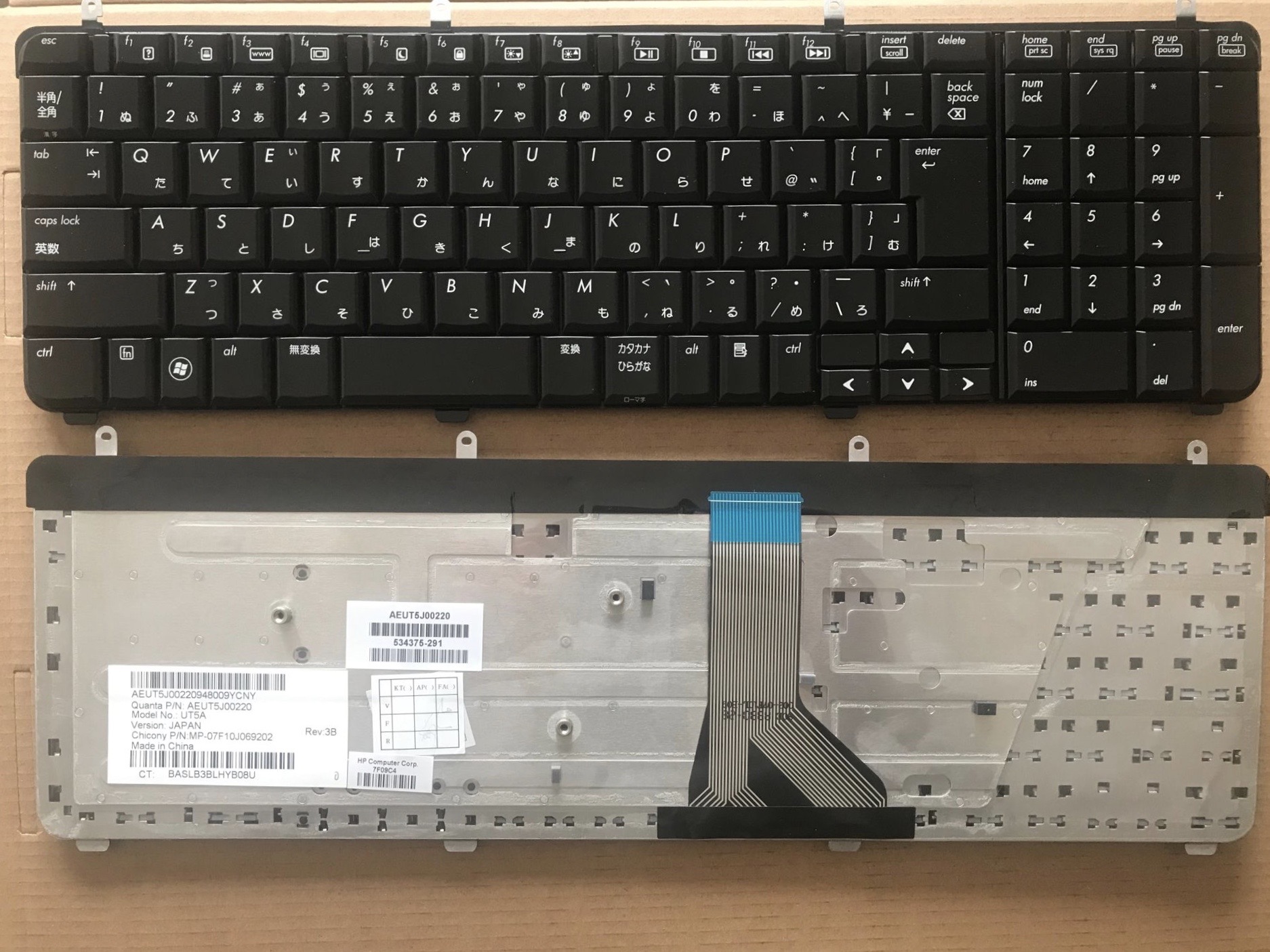 惠普HP DV7-2000 2100 3000 3100 3183CL DV7-3116TX  键盘JA日文
