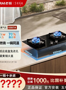 老板爆款55B7A-D2/58B8N/57B9A-D2家用定时燃气灶大火力防干烧