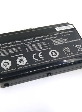 适用 神舟 K590S K660E W370 W370BAT-8 K650C K750S 笔记本电池